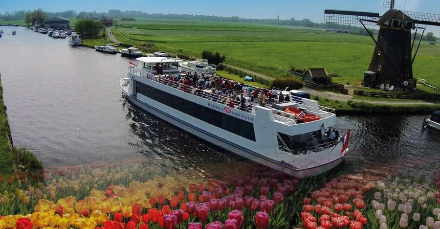 Amsterdam: Tour to Keukenhof Gardens with Windmill Cruise - Two Dutch classics, joined in one day