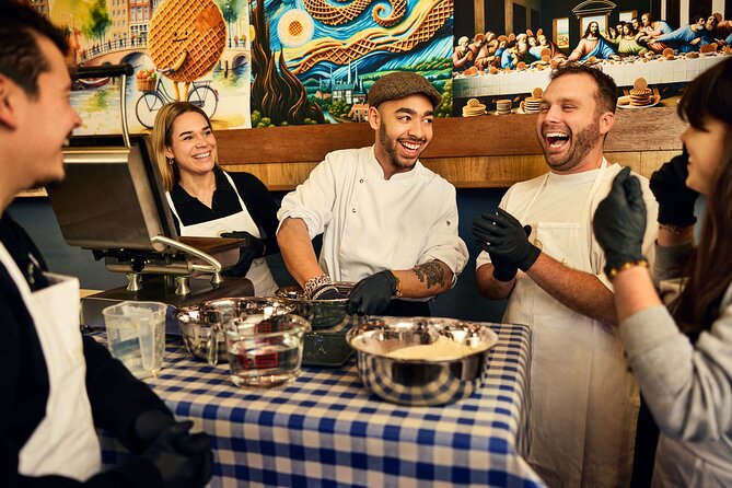 Amsterdam Traditional Dutch Syrup Waffle Making Workshop - Making a Dutch classic near Albert Cuyp Market