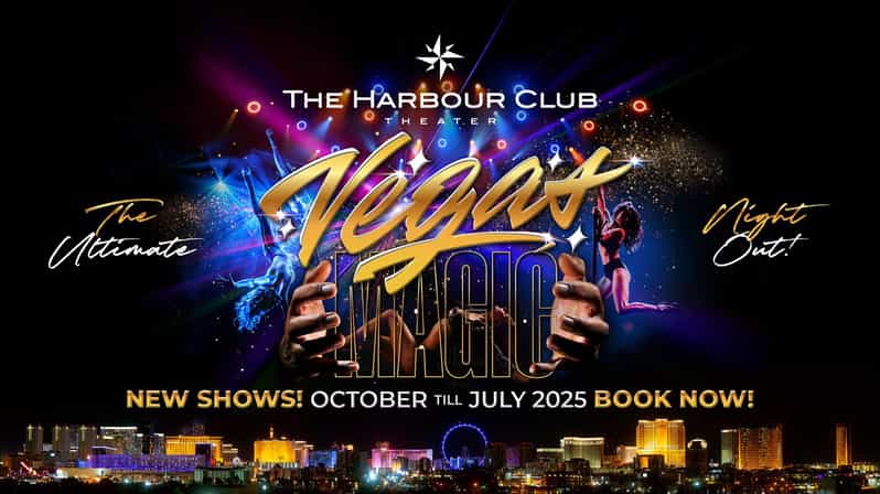 Amsterdam: VEGAS Dinner Show with 3-Course Sharing Menu - The show: musicians, illusion, and high-energy variety acts
