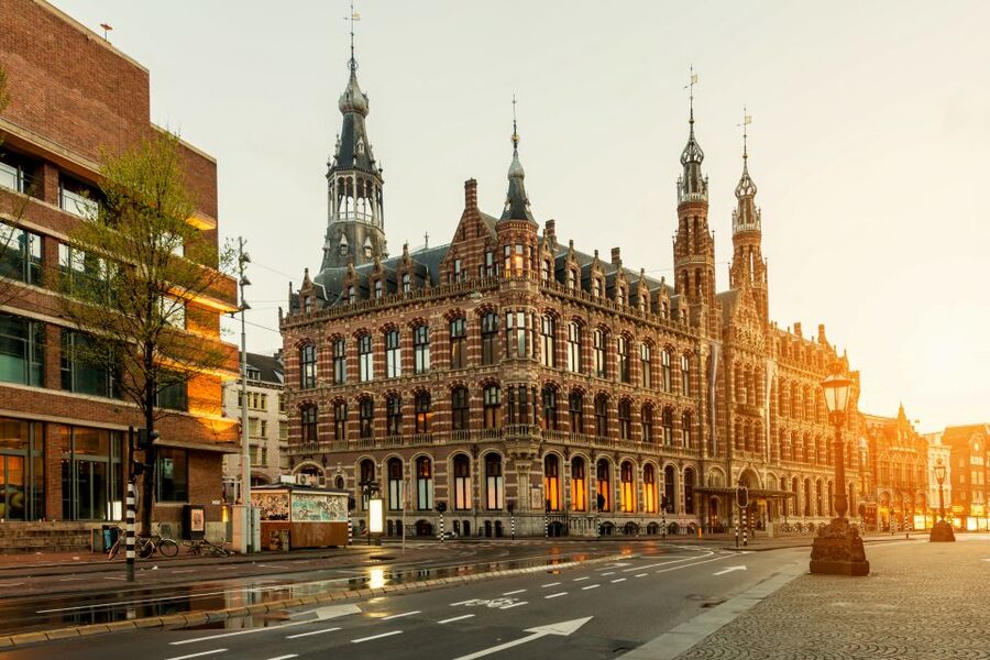 Amsterdam Walking Tour and Canal Cruise - The West Church near Anne Frank’s House
