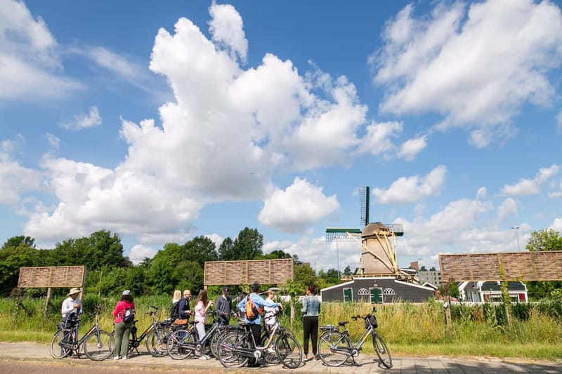 Amsterdam: Windmill, Cheese, and Countryside E-Bike Tour - Leaving Amsterdam by ferry