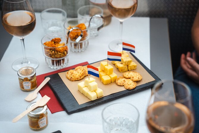 Amsterdam Wine and Cheese Evening Cruise - Wine, beer, and a Dutch cheese plate