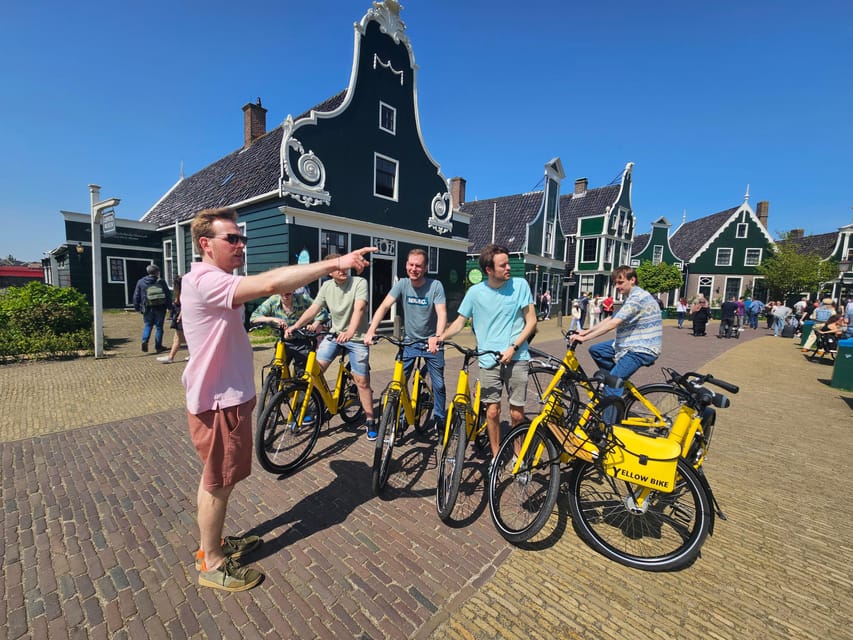 Amsterdam: Zaanse Schans E-Bike Tour with Windmills & Cheese - Arriving at Zaanse Schans and reading the village properly