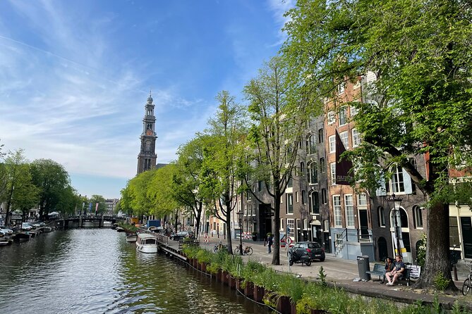 Anne Frank's Last Walk & See Anne Frank House in Virtual Reality - Prinsengracht: canals, bridges, and houseboats
