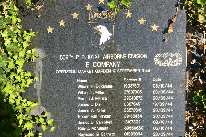 Band of Brothers in Holland Private Tour from Amsterdam - Heteren and the Crossroads