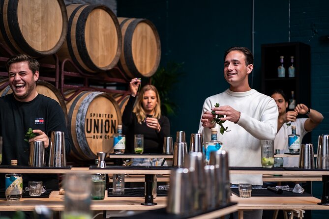 Cocktail workshop @ Spirited Union Rum Co. (Amsterdam) - Timing, transport, and booking details