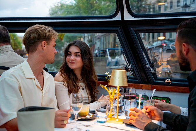 Dinner Canal Cruise Amsterdam: 4-Courses Including Drinks - Unlimited drinks and the real value