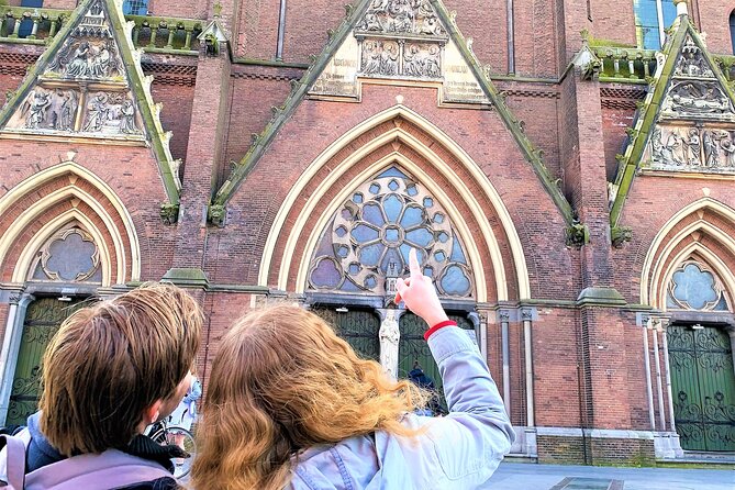 Discover Amsterdam's city center in this Outside Escape game tour - Munttoren and the lively square
