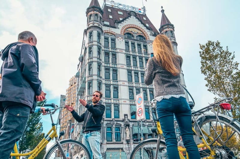 Discover Rotterdam: Classic Highlights Bike Tour by a Local - Hotel New York and the Erasmus Bridge