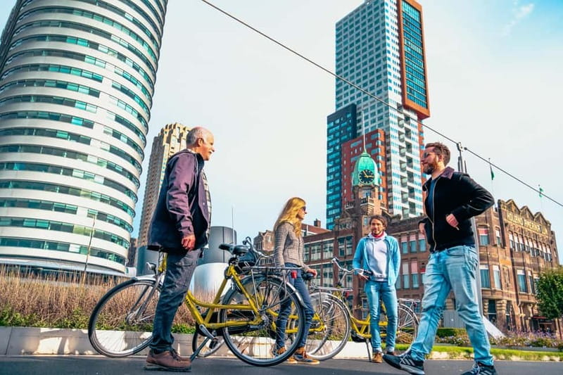Discover Rotterdam: Classic Highlights Bike Tour by a Local - De Brandgrens and Veerhaven