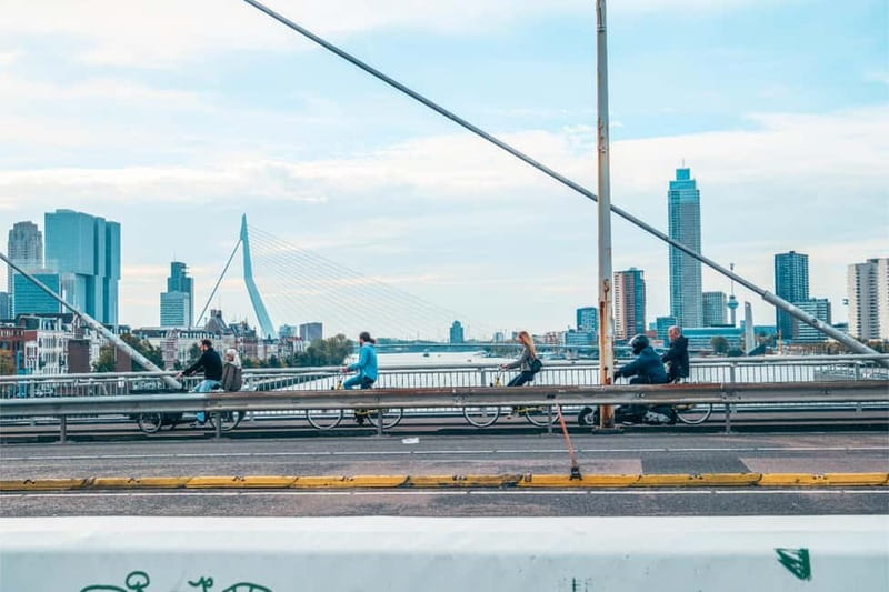 Discover Rotterdam: Classic Highlights Bike Tour by a Local - City Hall, Laurenskerk, and the Cube Houses