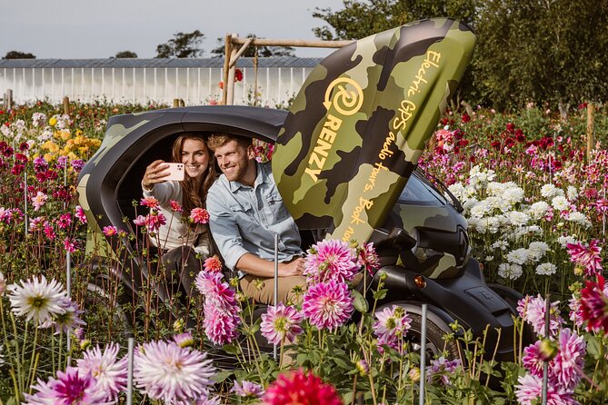 Drive it yourself electric Dune & Summer Flower GPS audio tour - The cost for two people