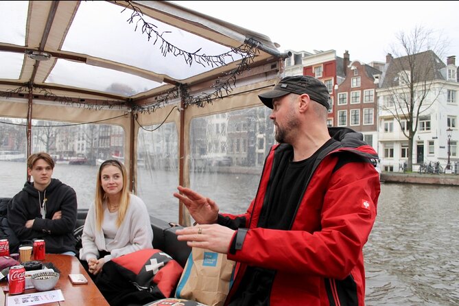 Dutch Cheese & Drinks Guided Amsterdam Boat Tour, All Inclusive - Oude Kerk and the old center