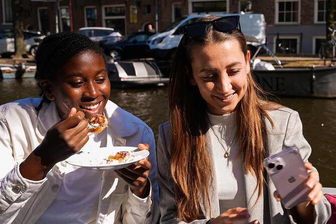 Dutch Pancake City Centre Canal Cruise - The Amstel River and the Skinny Bridge