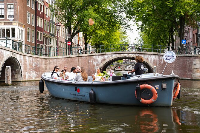 Dutch Pancake City Centre Canal Cruise - The Anne Frank House from the water