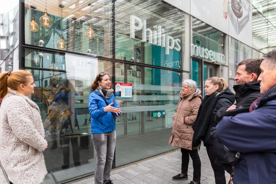 Eindhoven: City Center Walking Tour - Stadsbrouwerij and Kazerne show the value of reuse