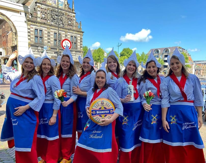 From Amsterdam; Alkmaar Cheese market & Zaanse Schans - Getting to Market 27 from Amsterdam