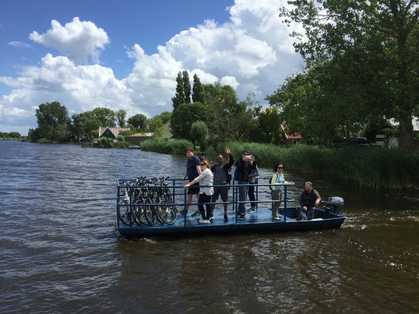 From Amsterdam: Countryside Bike Tour - Leaving Amsterdam by ferry into Waterland