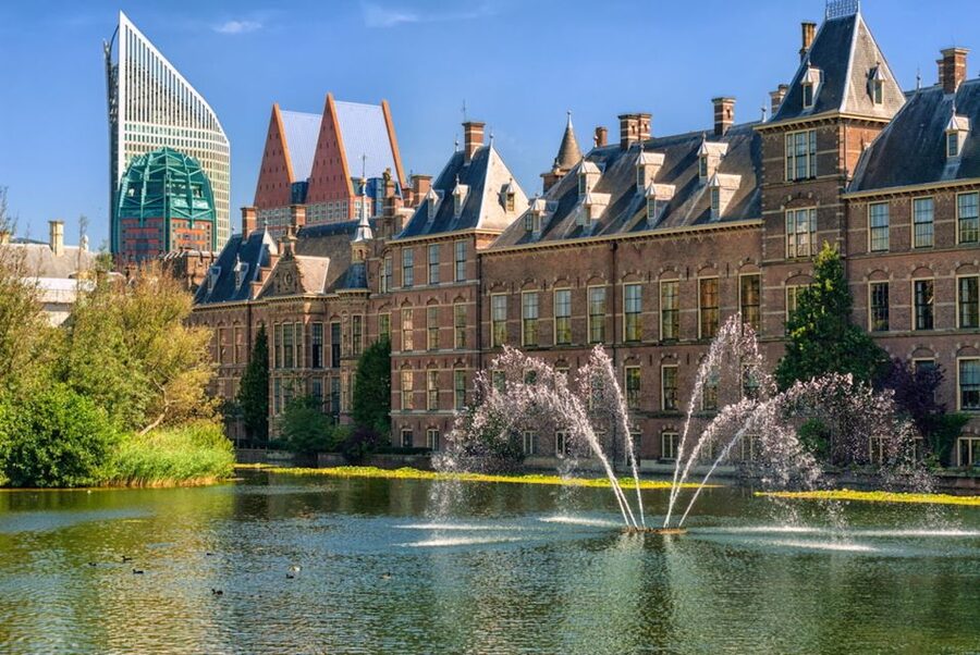 From Amsterdam: Rotterdam and The Hague Tour in Spanish - The Hague: royal power at Noordeinde Palace