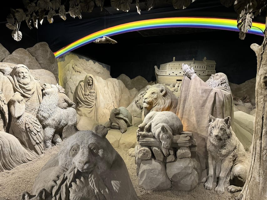 Garderen: Sandsculpture Exhibition Entry Ticket - Daily Life, Famous Places, and Wartime Years