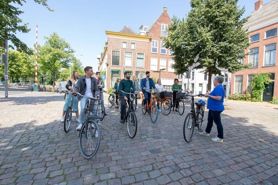 Groningen: City Highlights Bike Tour - The Martini Tower anchors the old city