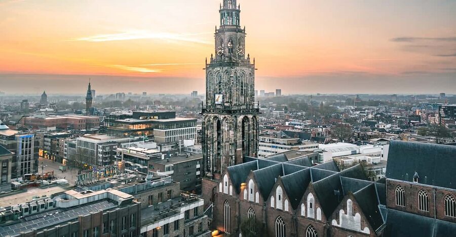 Groningen: Climb the Martinitower - The first steps through a historic tower