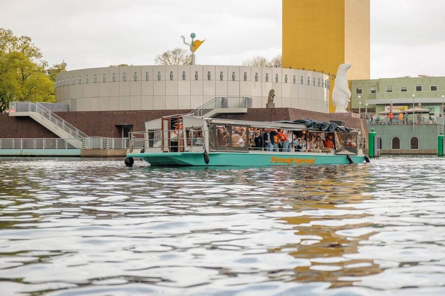 Groningen: Terrace Boat Experience with a Cozy Bar - A terrace that happens to float