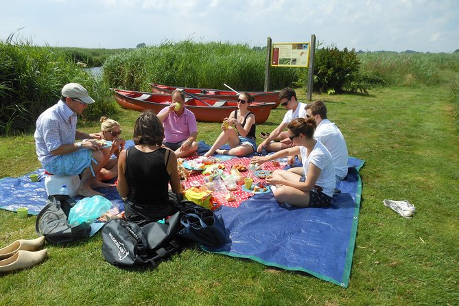 Guided Canoe Adventure with Picnic Lunch in Waterland from Amsterdam - Paddling canals, reedbeds, and village bridges