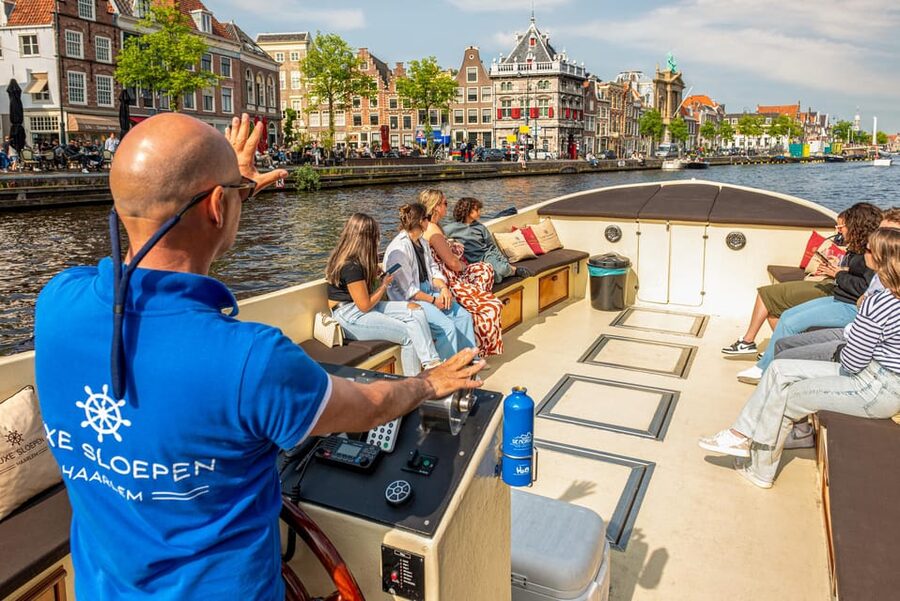 Haarlem: De Adriaan Windmill Tour + Open Canal Cruise - From the mill to the open sloop