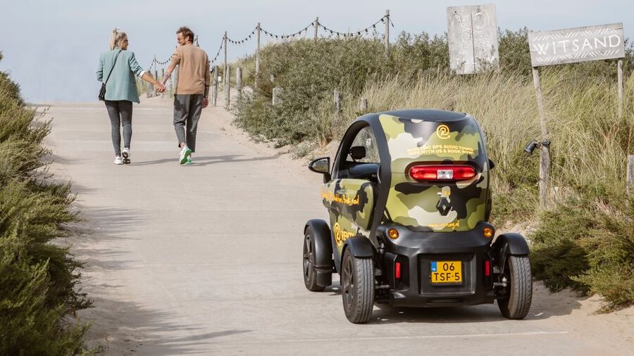 Lisse: Drive-it-Yourself Electric Dune & Beach Audio Tour - What the open car feels like in real weather