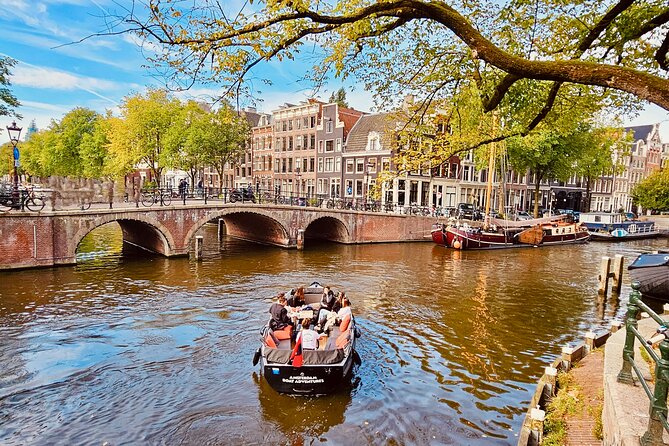 Private 90 Minute Amsterdam Canal Belt Exploration Cruise - The flower market and the UNESCO canal belt