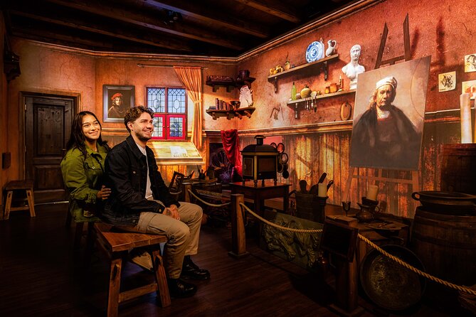 Rembrandt Experience VIP Admission Ticket + Photo - Tea, coffee, and a proper Dutch stroopwafel