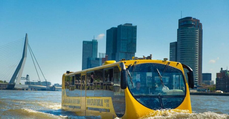 Rotterdam: 1-Hour Sightseeing Splash Tour - The Maas River entrance: the tour’s big moment