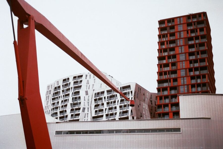 Rotterdam Architecture: Centre and South Bank with watertaxi - Hotel New York, Fenixloods, and Fenix Food Factory