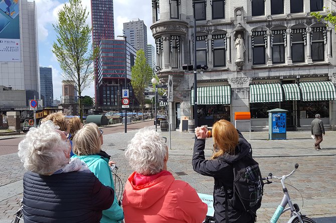 Rotterdam Bike Tour - all the Highlights - Kop van Zuid and Hotel New York
