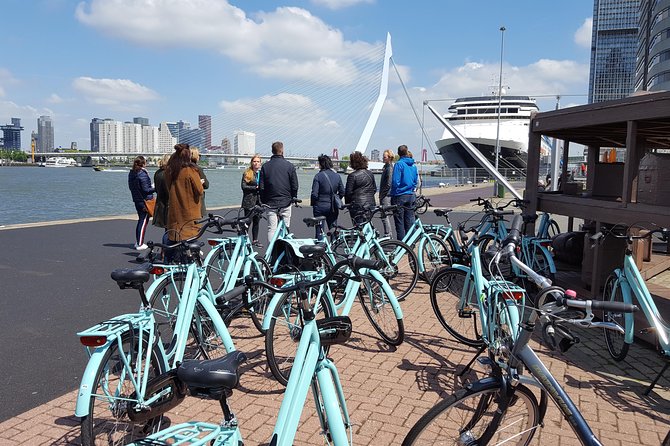 Rotterdam Bike Tour - all the Highlights - Centraal Station and a city rebuilt in bold strokes
