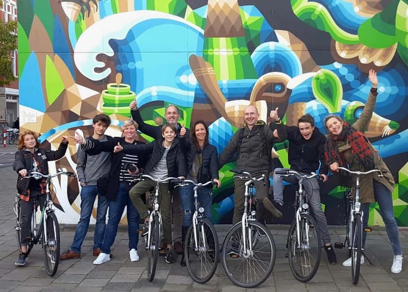 Rotterdam: City Highlights Guided Bike Tour - Crossing Toward Erasmusbrug