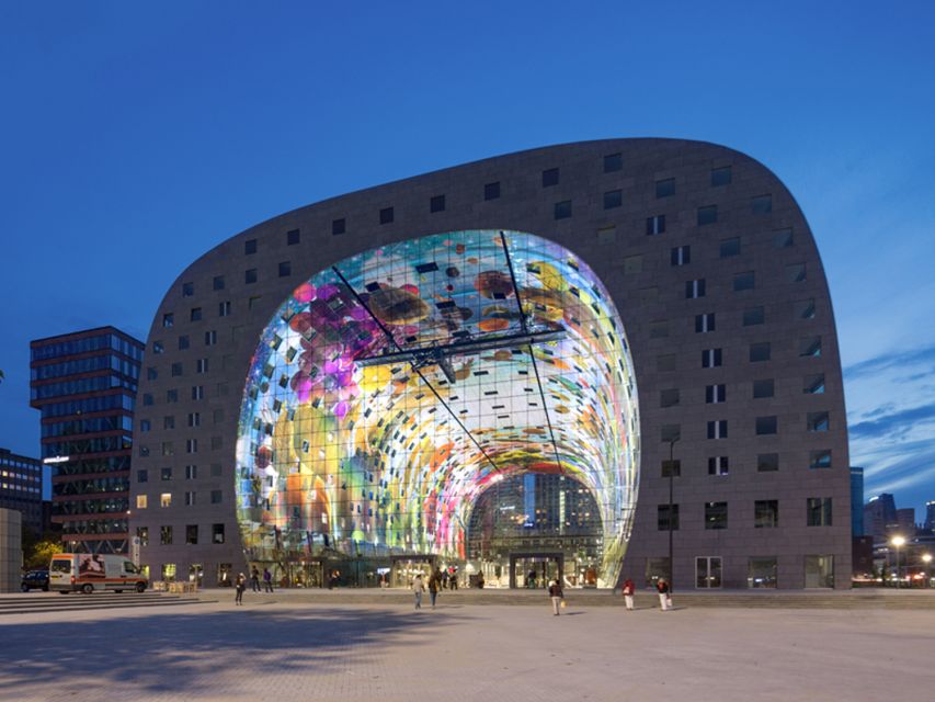 Rotterdam: De Rotterdam, Cube Houses, Watertaxi and Markthal - The rooftop of Het Witte Huis