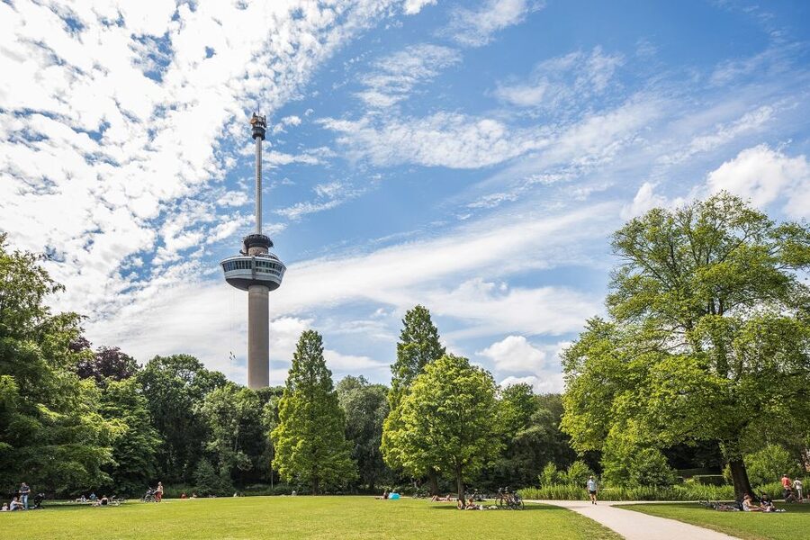 Rotterdam: Euromast Lookout Tower Ticket - Getting there from the park and harbor