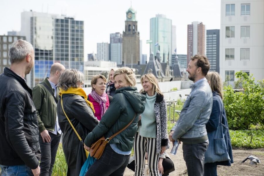 Rotterdam: Exclusive Rooftop Tour with 360˚ views - The rooftop opposite the Laurenskerk