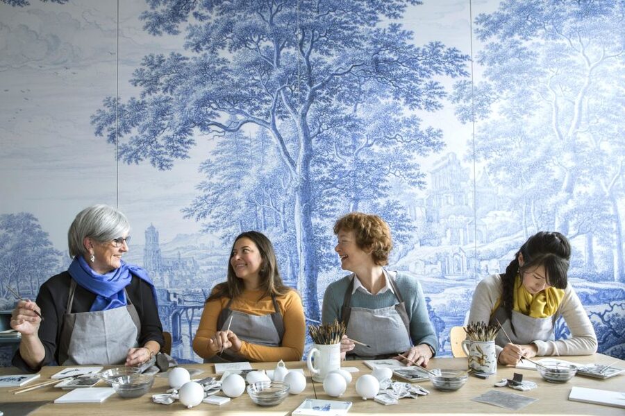 Royal Delft: Delftblue Factory and Museum - Following the Delft Blue production process