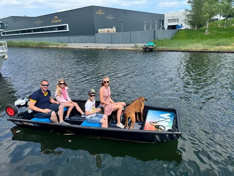 Self-Guided Electric Boat Rental - The historic harbor and old town views