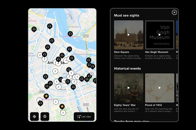 Self Guided Tours Amsterdam With 100 Captivating Audio Stories - Starting at Dam Square and the Royal Palace