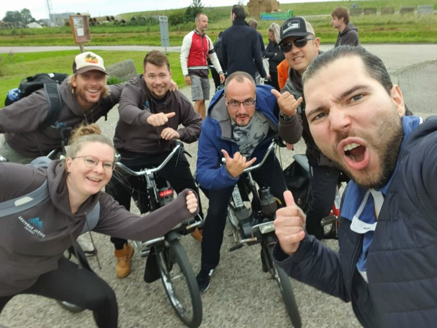 Texel: Solex Moped Rental - The first stretch: learning the machine