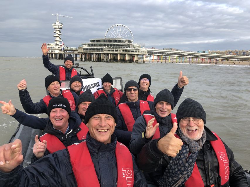 The Hague: Scheveningen Beach RIB Speedboat Tour - When the guide opens the throttle