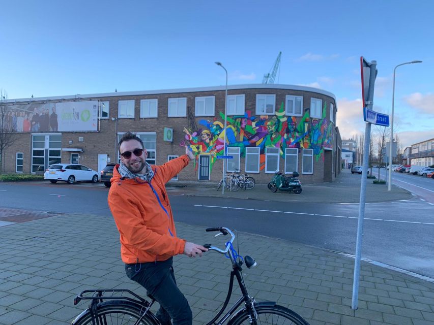 The Hague: Street Art Tour by Bike - Nieuw Binckhorst: the longest and most revealing stop