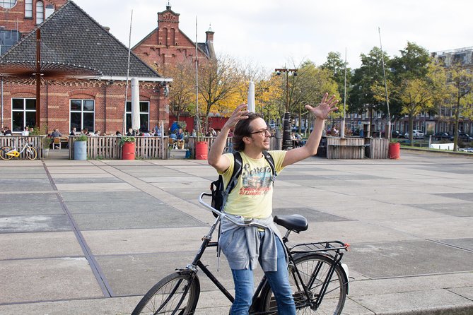 Urban Adventures Amsterdam Bike Tour, Graffiti and Magnet Fishing - The ferry to Amsterdam-Noord
